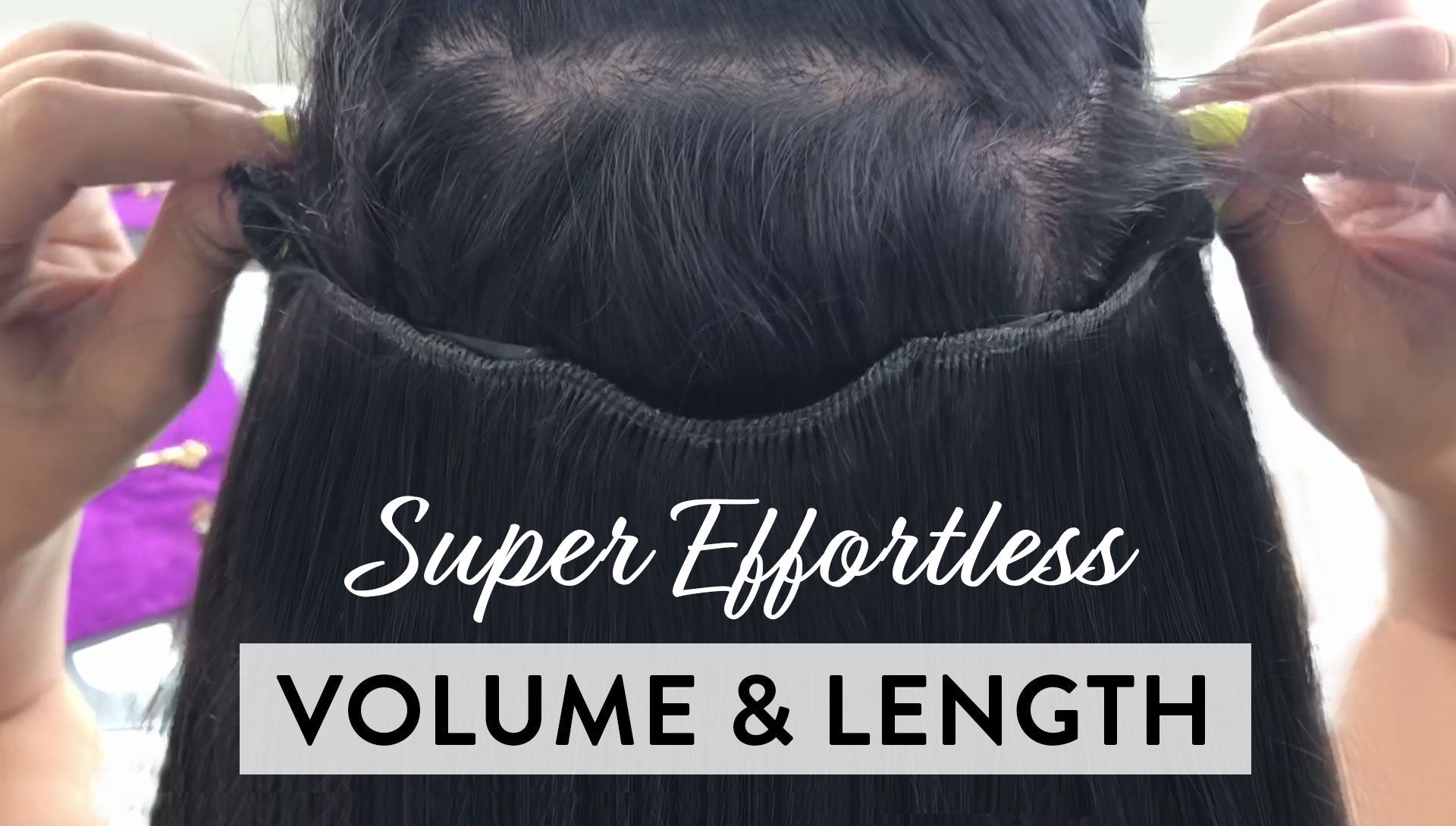 effortless volume and style with clip ins