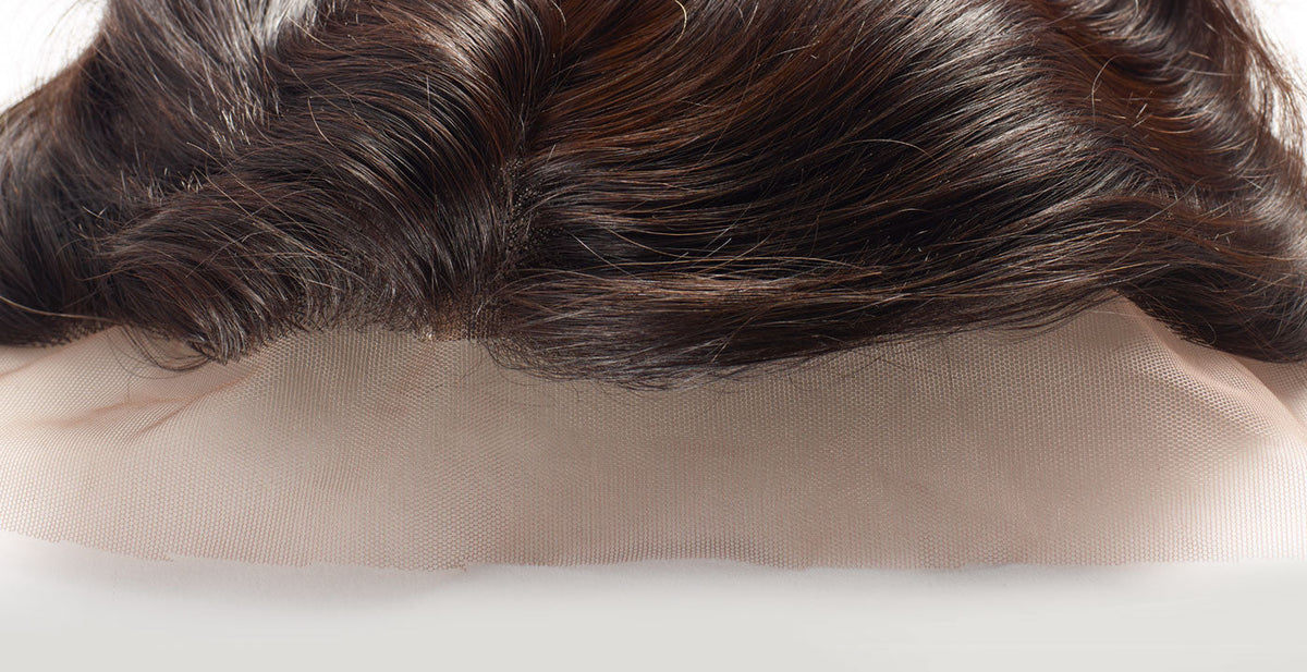 Perfect Locks straight lace frontal hairpieces with a natural hairline on transparent lace mesh