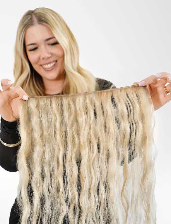 Hand-Tied Weft Extensions