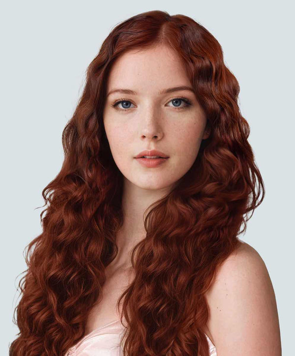 Curly Colored Hair Machine Weft