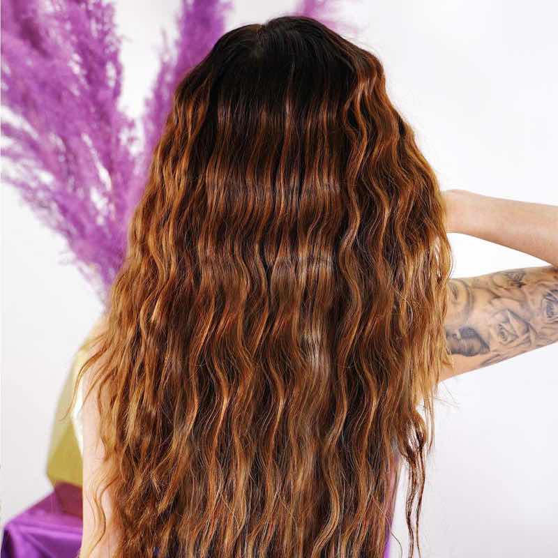 Step 5: Style to perfection.Blend your perfect crown extensions by brushing and styling them using low he...