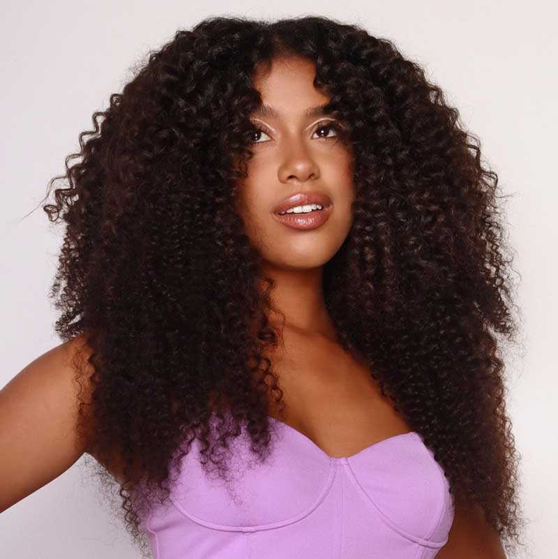 Kinky Curly Hair Model