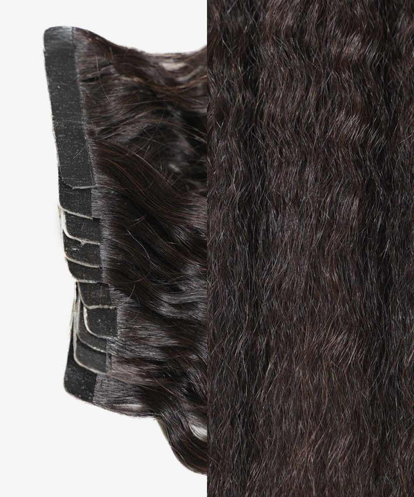 kinky straight tape-in hair tape-ins by perfect locks