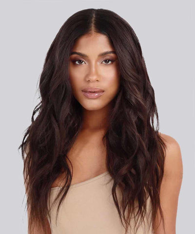 relaxed straight machine weft extensions