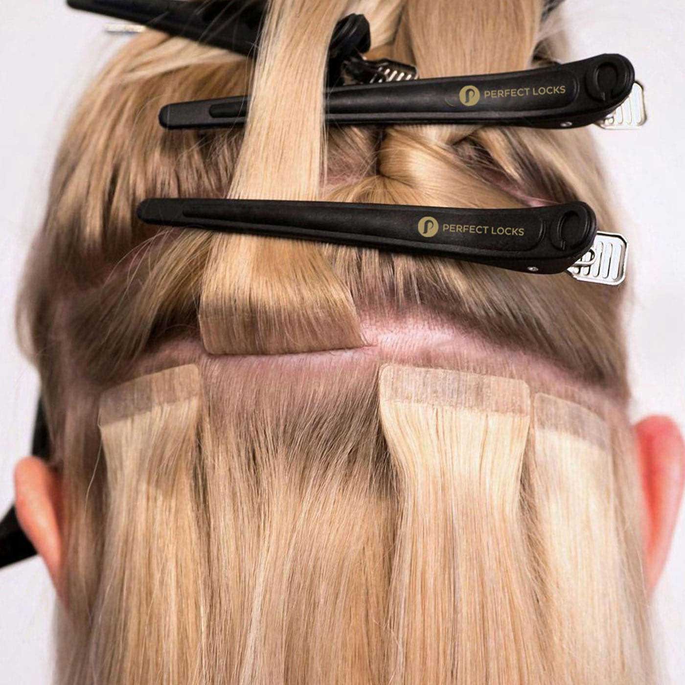 Close Up Tape Hair Installation