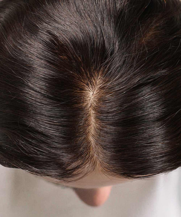 wavy human hair crown topper by perfect locks