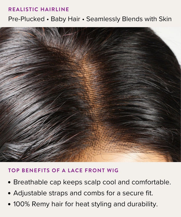 Relaxed Straight Lace Front Wig