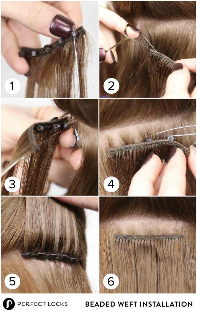 Beaded Weft Step by Step Installation