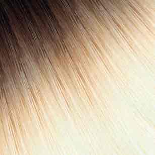 rooted colored hair
