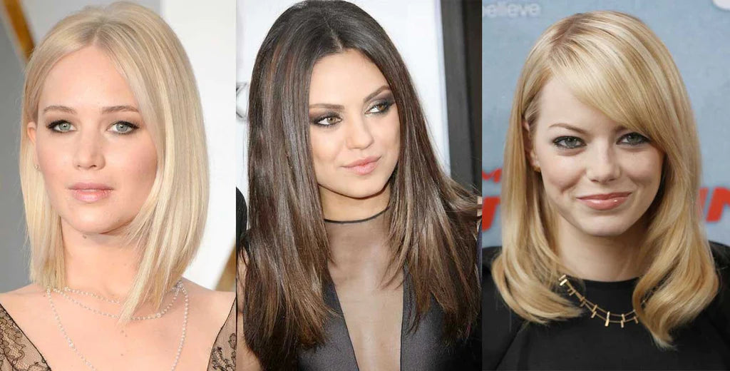 celebrities with fine hair