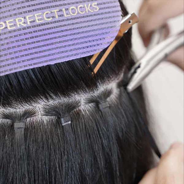Hand-Tied Weft Install Step 2
