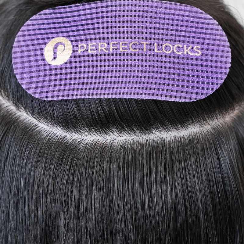 Step 1: Section hair.Create a clean section where your weft will be placed.