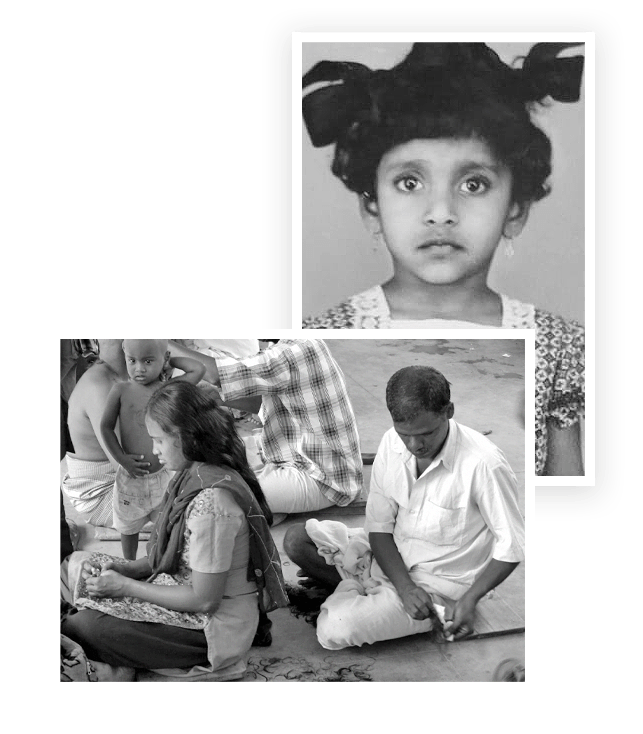 priyanka swamy when she was a little girl in India