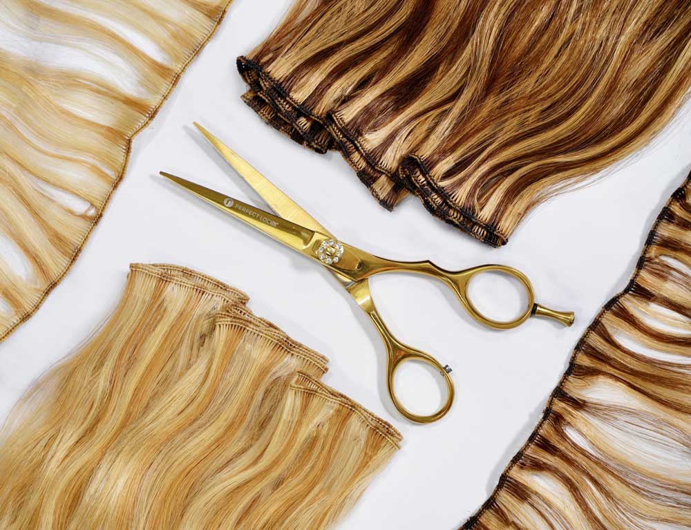 hair extensions and tools