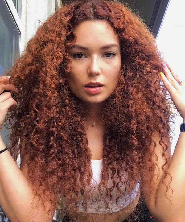 ice blonde (60S) curly tape in hair extensions by Perfect Locks