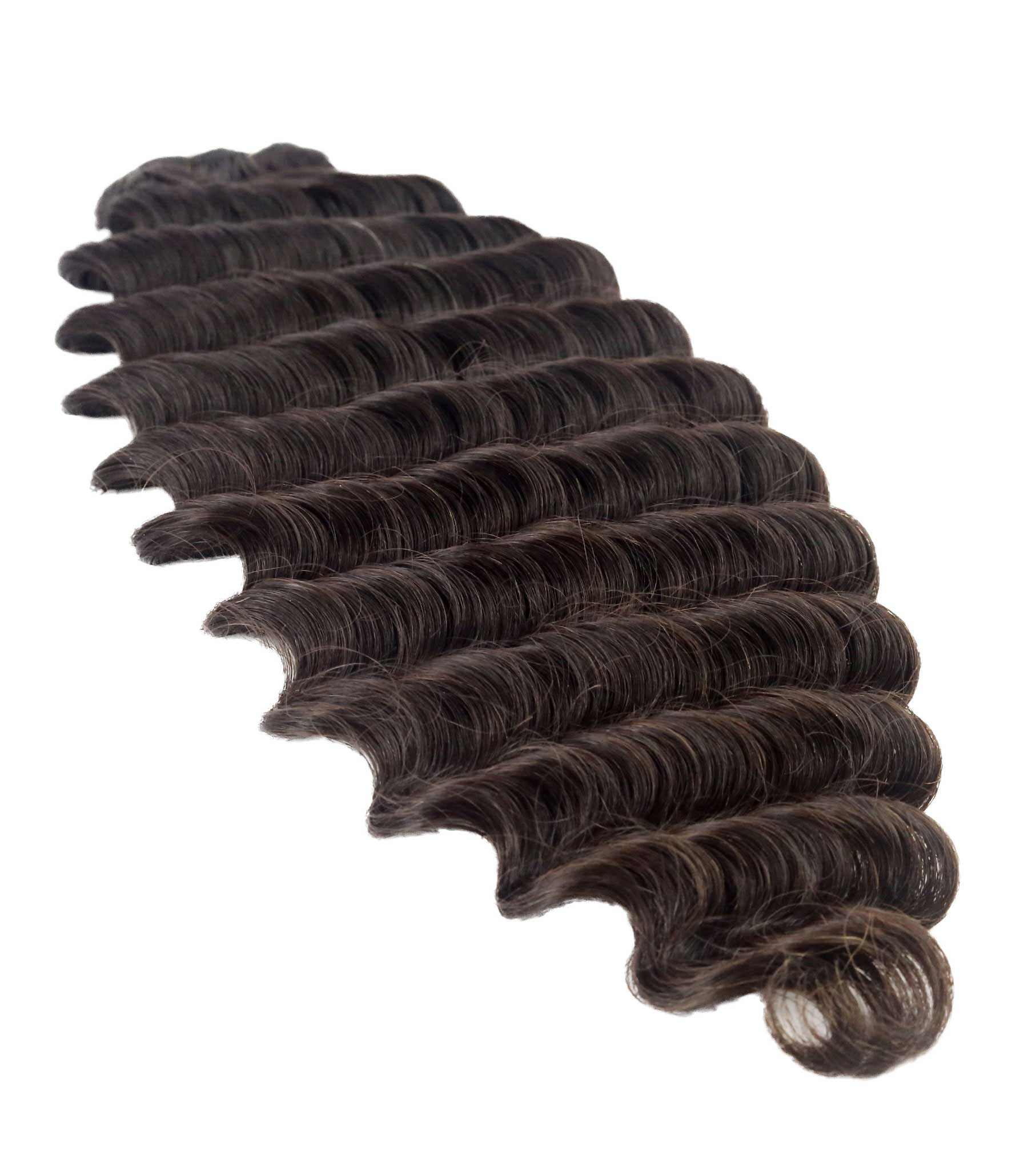 deep wave machine weft / 16 inch 1b natural black clearance by perfect locks