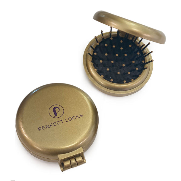 perfect locks compact travel brush hair care by