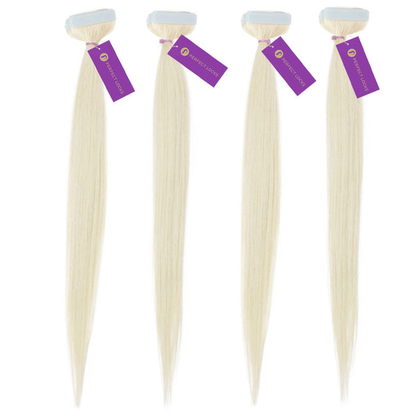 4 x Straight Tape-In Hair Extension Bundle Deal (40 Pieces)