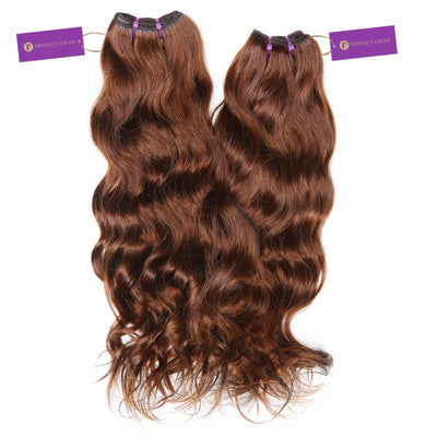 2 x Wavy Colored Machine Weft Bundle Deal