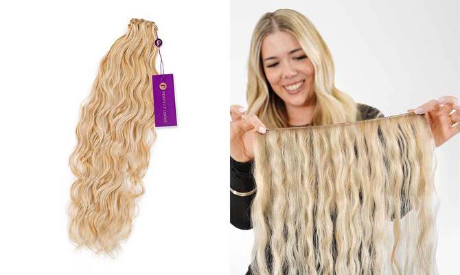 Hand-Tied Wefts - Luxuriously lightweight and individually hand-tied for th...