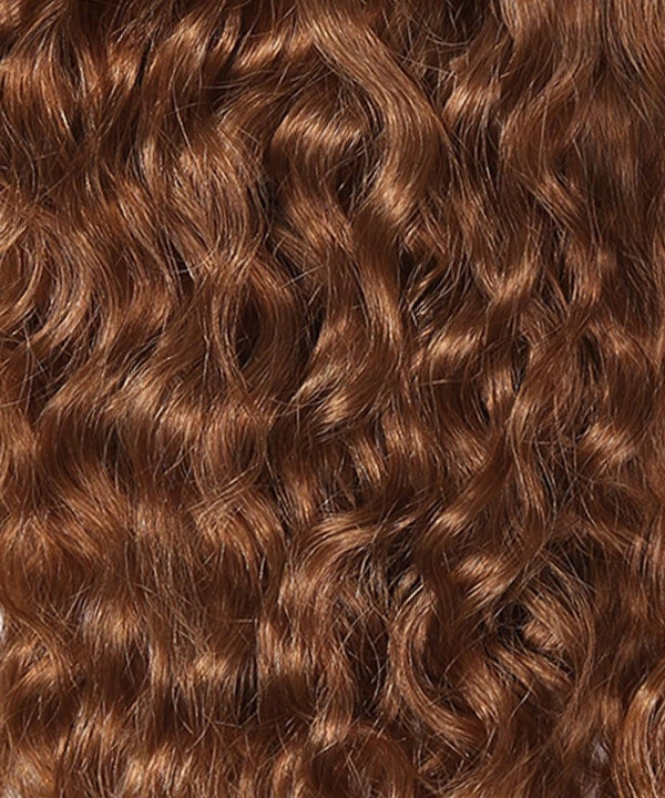 Curly Colored Hair Machine Weft