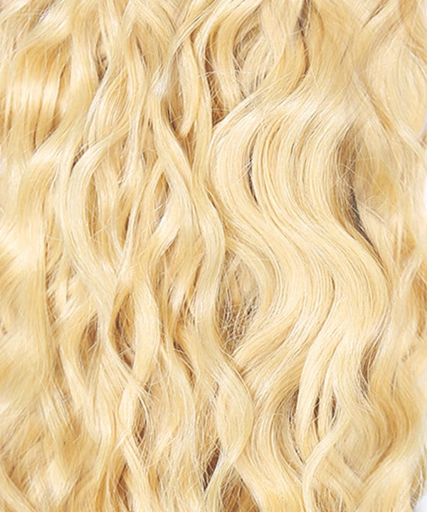 Curly Colored Hair Machine Weft