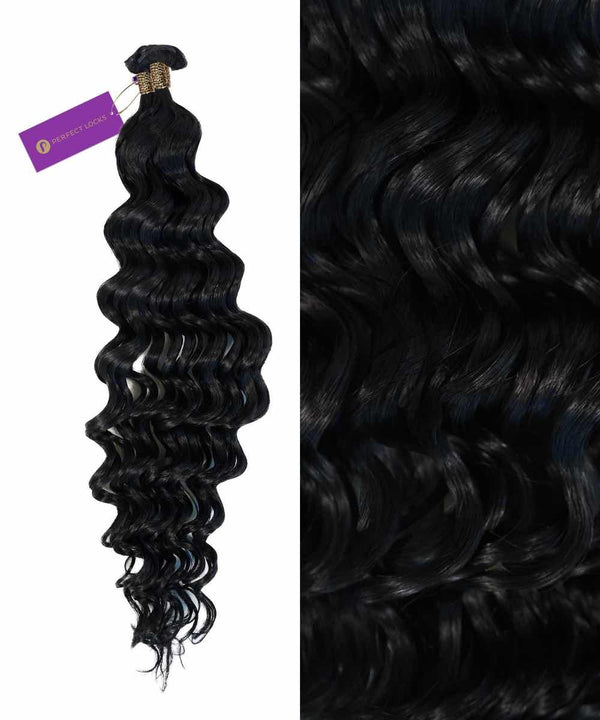 Curly Hybrid Weft Hair Extensions
