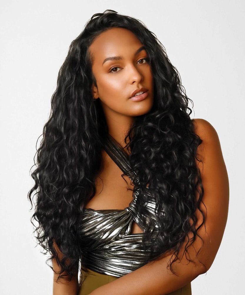 Curly Lace Front Wig | 100% Remy Human Hair Extensions display picture 2