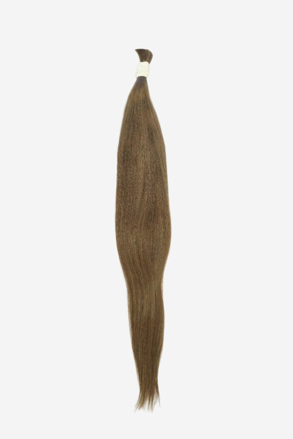Straight Bulk Hair / 26" / #10 Medium Ash Brown