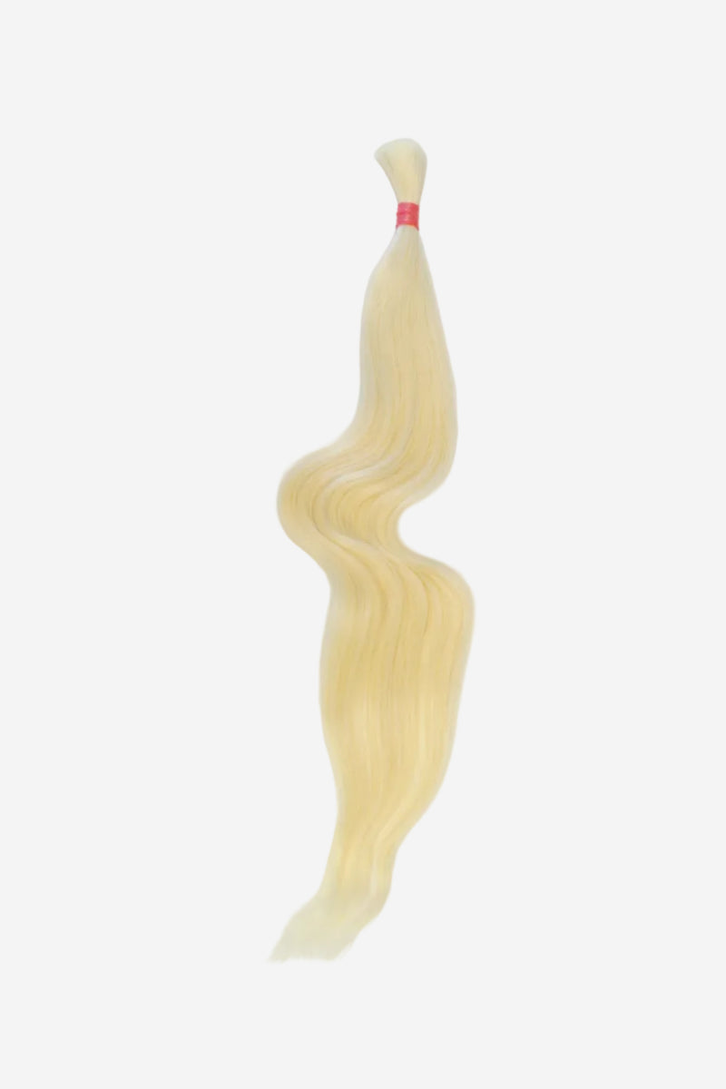 Straight Bulk Hair / 22" / #60 Ash Blonde