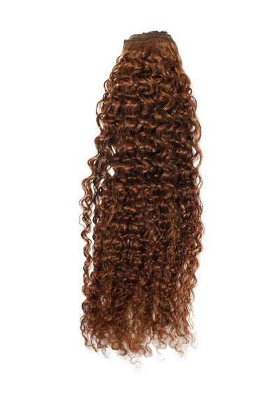 Curly Lace Clip-In Set / 24 inches / Cinnamon Brown