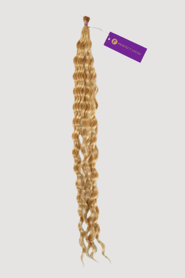 curly fusion i-tips / golden blonde 20" clearance by perfect locks