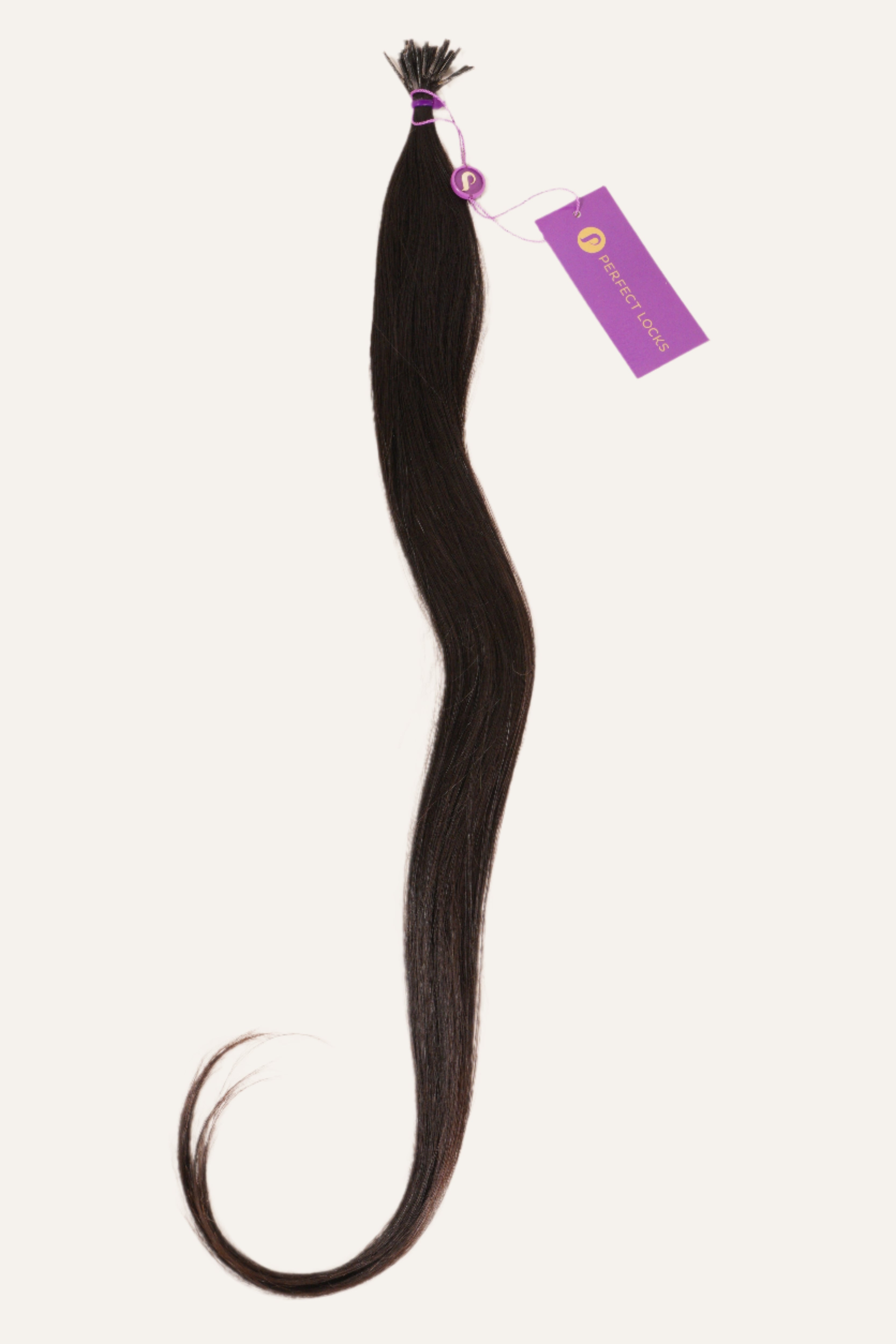 Straight Fusion I-Tip / Natural Black / 26" (24 strands)