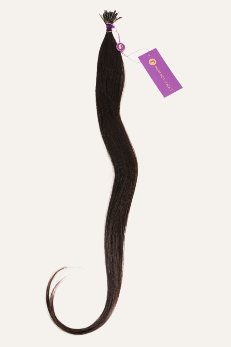 Straight Fusion I-Tip / Natural Black / 26" (24 strands)