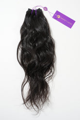 Wavy Machine Weft / 16" / Natural Black / Half Pack