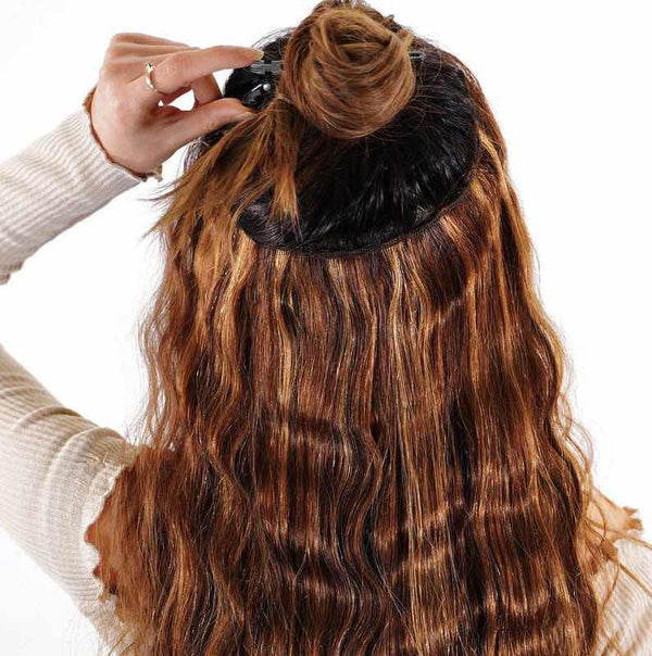 How to Install Halo Hair Extensions - Step 4