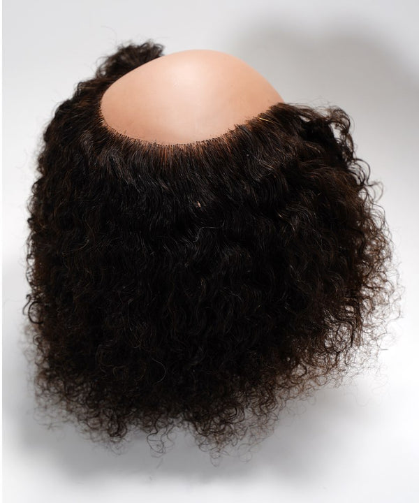 Male Afro Kinky Curly Mannequin Head