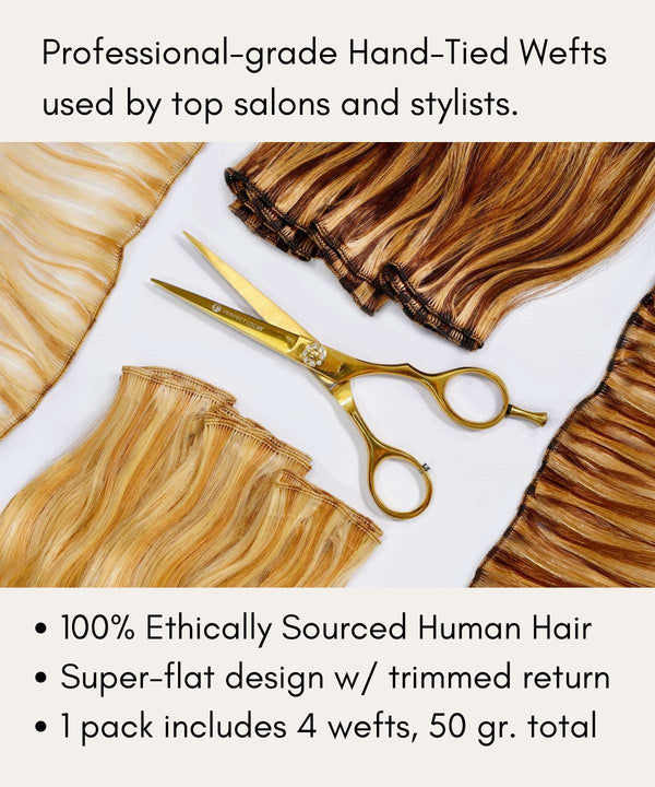 Tight Curly Hand-Tied Weft Rows | 2oz 100% Remy Hair