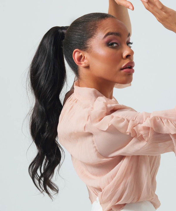 Relaxed Straight Clip-In Ponytail Extensions Ponytail