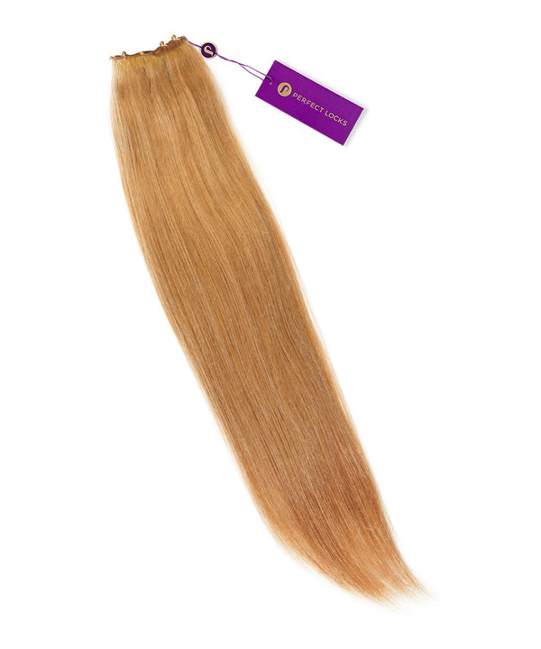 Straight Beaded Weft Extensions in Honey Blonde (27) by Perfect Locks 