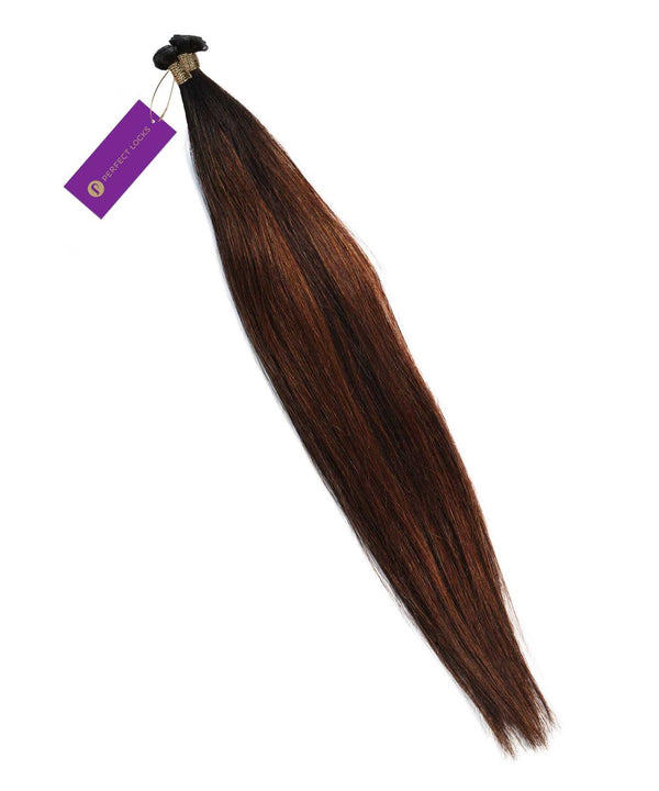 Straight Hybrid Weft Hair Extensions