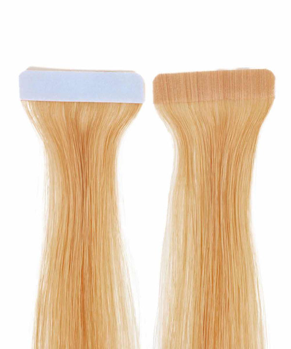 honey blonde (27) straight tape in hair extensions by Perfect Locks