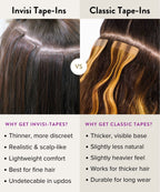 straight invisi tape in hair extensions tape-ins by perfect locks