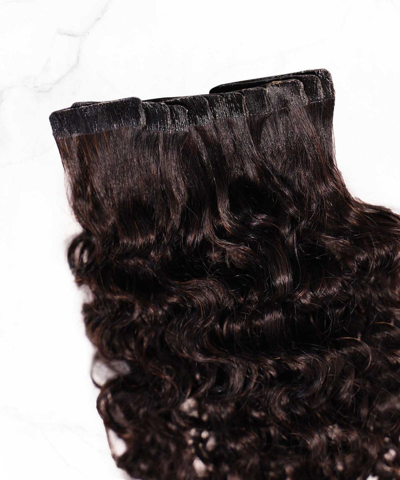 tight curly tape-in hair tape-ins by perfect locks