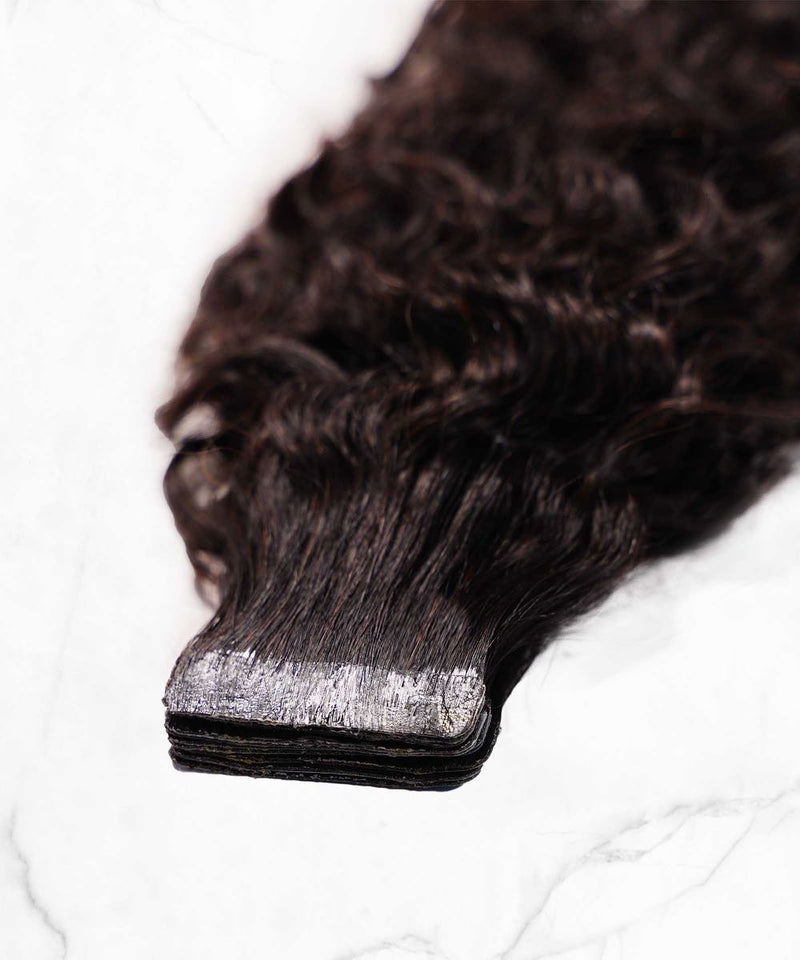 tight curly tape-in hair tape-ins by perfect locks