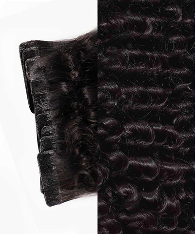 tight curly tape-in hair tape-ins by perfect locks