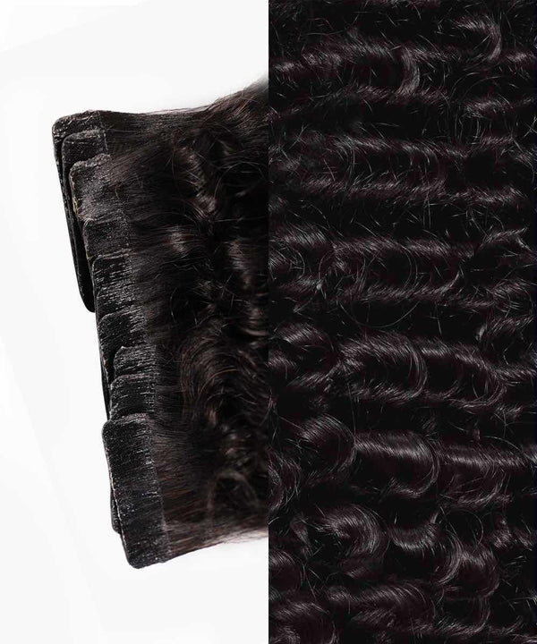 Tight Curly Classic Tape-In Hair