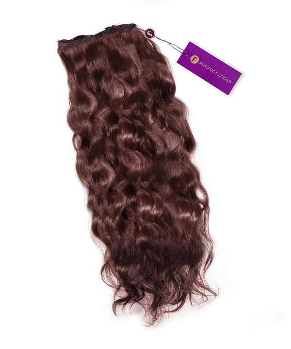 Wavy Colored Hair Machine Weft