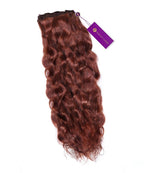 Wavy Colored Hair Machine Weft