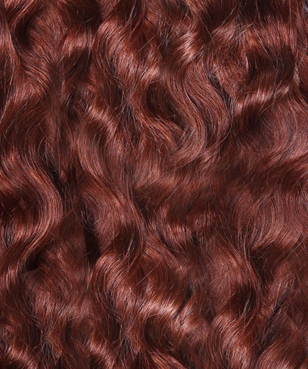 Wavy Colored Hair Machine Weft